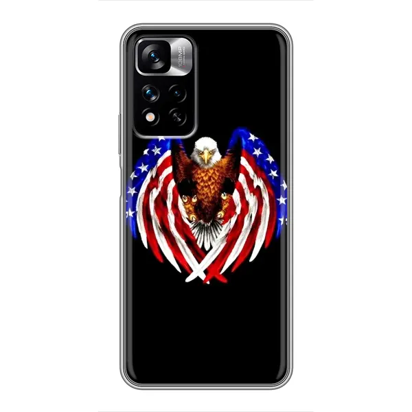 Чехол с рисунком «Крылья США» для Xiaomi Redmi Note 11 Pro Plus Чехол с рисунком «Крылья США» для Xiaomi Redmi Note 11 Pro Plus