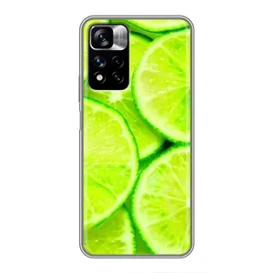 Чохол з зображенням смачної їжі для Xiaomi Redmi Note 11 Pro Plus (Лайм)