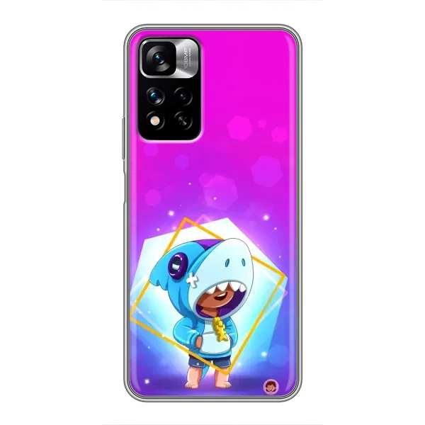 Чехол с рисунком «Леон в костюме Акулы» для Xiaomi Redmi Note 11 Pro Plus