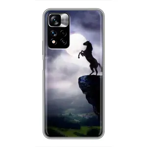 Чехлы с изображением разных животных для Xiaomi Redmi Note 11 Pro Plus (Лошадь)