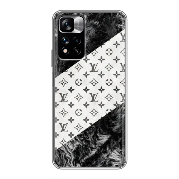 Чехол с рисунком «LV на белом» для Xiaomi Redmi Note 11 Pro Plus Чехол с рисунком «LV на белом» для Xiaomi Redmi Note 11 Pro Plus