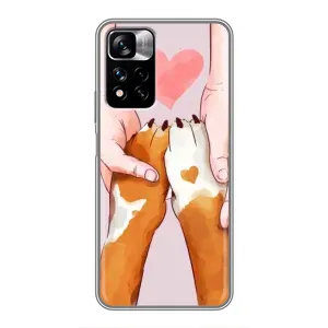 Чохол (ТПУ) Милі песики для Xiaomi Redmi Note 11 Pro Plus (Любов до собак)