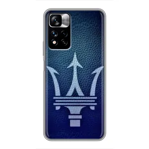 Чехлы с тематикой "Крутые машины" на Xiaomi Redmi Note 11 Pro Plus (Лого Maserati)