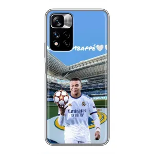 Чехол (TPU) с Футболистом на Xiaomi Redmi Note 11 Pro Plus (Mbappe Real)