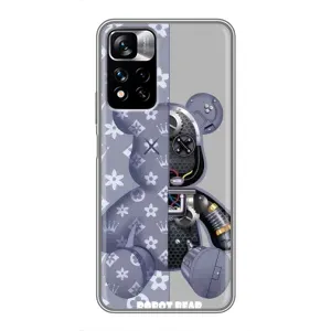 Силіконовий чохол для Xiaomi Redmi Note 11 Pro Plus (Ведмідь Louis Vuitton)