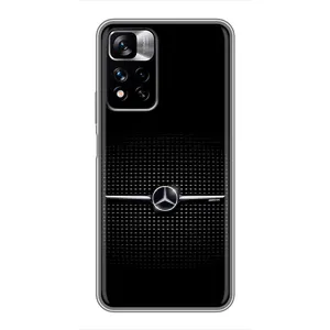 Силиконовый бампер с картинкой машины на Xiaomi Redmi Note 11 Pro Plus (Mercedes)