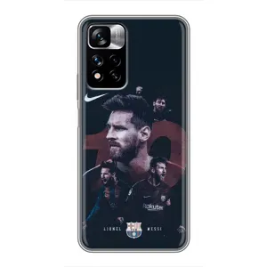 Чехлы Лео Месси Аргентина для Xiaomi Redmi Note 11 Pro Plus (Месси 10)