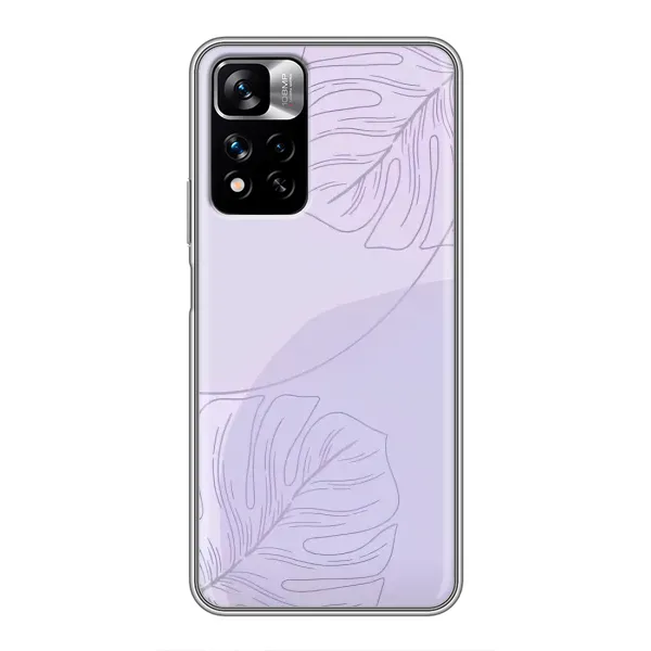 Чехол с рисунком «Монстера фиолетовая» для Xiaomi Redmi Note 11 Pro Plus Чехол с рисунком «Монстера фиолетовая» для Xiaomi Redmi Note 11 Pro Plus