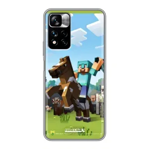 Чохли для Xiaomi Redmi Note 11 Pro Plus (Персонажі МайнКрафт) (На коні)