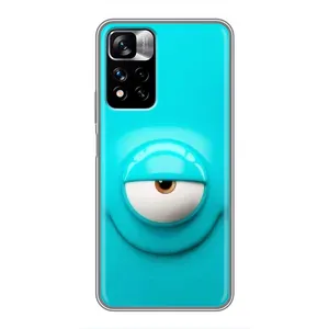 Силиконовые Чехлы (смешные стикеры) для Xiaomi Redmi Note 11 Pro Plus (Одноглазик)