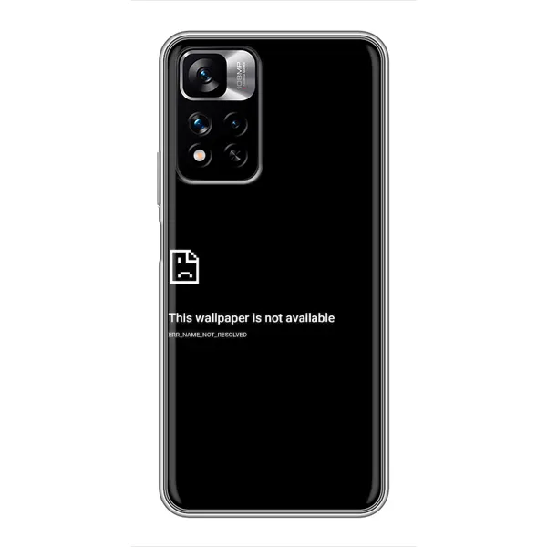 Чехол с рисунком «Ошибка» для Xiaomi Redmi Note 11 Pro Plus Чехол с рисунком «Ошибка» для Xiaomi Redmi Note 11 Pro Plus
