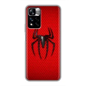 Чехол Супергерой Человека Паука на Xiaomi Redmi Note 11 Pro Plus (Паук марвел)
