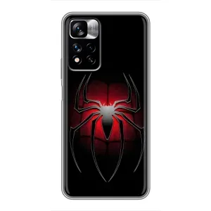 Чехол Супергерой Человека Паука на Xiaomi Redmi Note 11 Pro Plus (Паук)