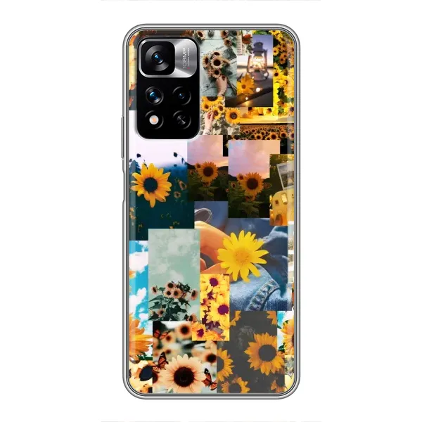 Чехол с рисунком «Подсолнуховый дизайн» для Xiaomi Redmi Note 11 Pro Plus Чехол с рисунком «Подсолнуховый дизайн» для Xiaomi Redmi Note 11 Pro Plus