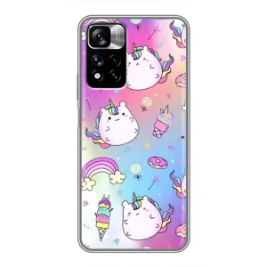 Чохол Unicorn на Xiaomi Redmi Note 11 Pro Plus (Веселка і Єдинорог)