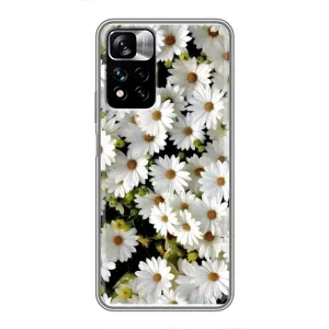 Чехол с ромашками на Xiaomi Redmi Note 11 Pro Plus (Рамка в ромашках)