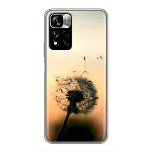 Силіконовий Чохол з кульбабками на Xiaomi Redmi Note 11 Pro Plus (Роздмухана кульбабка)