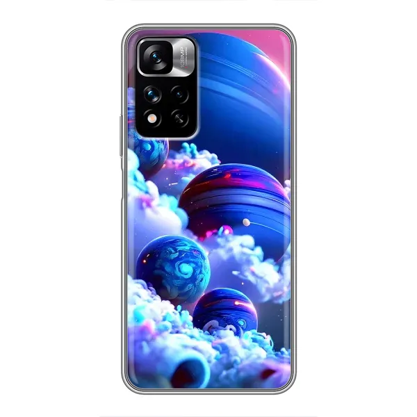 Чехол с рисунком «Синие планеты» для Xiaomi Redmi Note 11 Pro Plus Чехол с рисунком «Синие планеты» для Xiaomi Redmi Note 11 Pro Plus