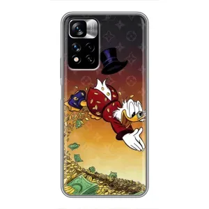 Силіконовий чохол для Xiaomi Redmi Note 11 Pro Plus (Скрудж Луі Віттон)