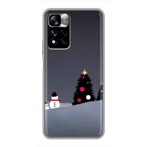Чохли на Новий Рік Xiaomi Redmi Note 11 Pro Plus (Сніговички)