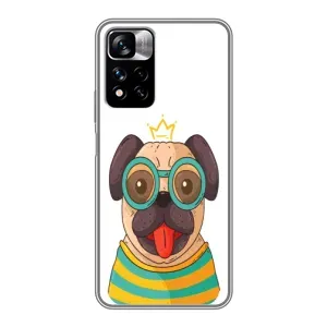 Бампер для Xiaomi Redmi Note 11 Pro Plus з картинкою "Песики" (Собака Король)