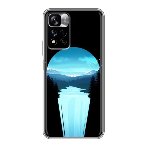 Чехол с рисунком «Синий Водопад» для Xiaomi Redmi Note 11 Pro Plus Чехол с рисунком «Синий Водопад» для Xiaomi Redmi Note 11 Pro Plus