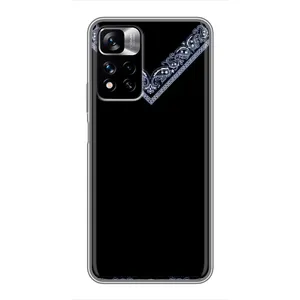 Силиконовый Чехол на Xiaomi Redmi Note 11 Pro Plus (Воротник вышиванки)