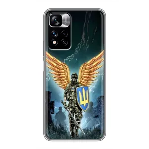 Патриотический Чехол для Xiaomi Redmi Note 11 Pro Plus (ЗСУ з крильями)