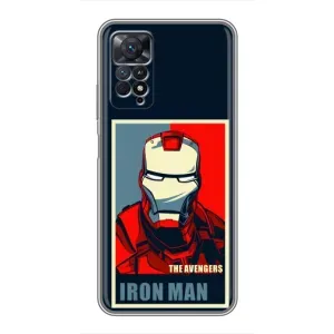 Чохол Супергерой Залізна Людина на Xiaomi Redmi Note 11 Pro (Art Iron man)