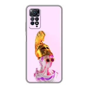 Чохол з Прикольним Принтом на Xiaomi Redmi Note 11 Pro (АРТ Статуя)