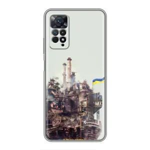 Чехлы на военную тематику для Xiaomi Redmi Note 11 Pro (Азовсталь)