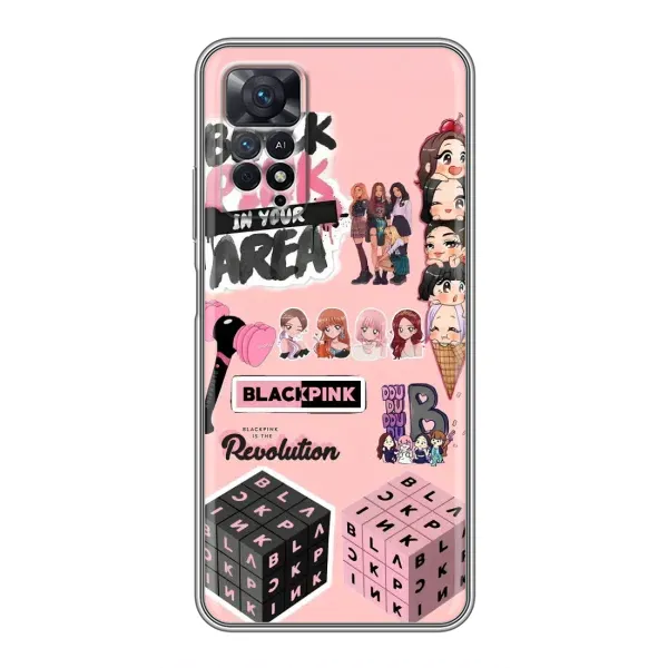 Чехол с рисунком «BLACK PINK коллаж» для Xiaomi Redmi Note 11 Pro Чехол с рисунком «BLACK PINK коллаж» для Xiaomi Redmi Note 11 Pro