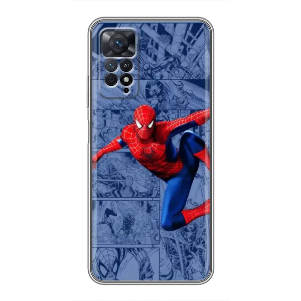 Чехол с рисунком «Человек Паук» для Xiaomi Redmi Note 11 Pro