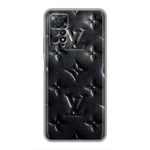 Текстурний Чохол Louis Vuitton для Редмі Нот 11 Про (Чорний ЛВ)