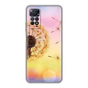 Силиконовый Чехол с одуванчиками на Xiaomi Redmi Note 11 Pro (Цветок-одуванчик)