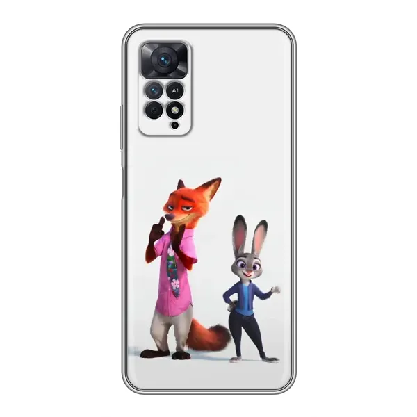 Чехол с рисунком «Джуди и Ник» для Xiaomi Redmi Note 11 Pro Чехол с рисунком «Джуди и Ник» для Xiaomi Redmi Note 11 Pro