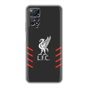 Силиконовые Чехлы принт Футбол на Xiaomi Redmi Note 11 Pro (Эмблема Liverpool)