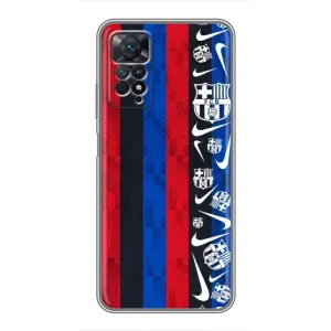 Чехол для Xiaomi Redmi Note 11 Pro (Барселона) (Фанат Барсы)