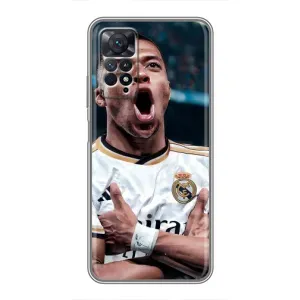 Чохол (TPU) з Футболістом на Xiaomi Redmi Note 11 Pro (Гол Мбаппе)