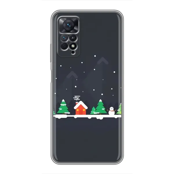 Чехол с рисунком «Город зимний» для Xiaomi Redmi Note 11 Pro Чехол с рисунком «Город зимний» для Xiaomi Redmi Note 11 Pro