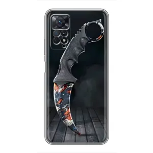 Чехол КИБЕРСПОРТ для Xiaomi Redmi Note 11 Pro (Кинжал КС ГО)