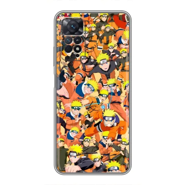 Чехол с рисунком «Коллаж Наруто» для Xiaomi Redmi Note 11 Pro Чехол с рисунком «Коллаж Наруто» для Xiaomi Redmi Note 11 Pro