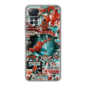 Чохол Супергерой Людина Павук на Xiaomi Redmi Note 11 Pro (Комікси Людина Павук)