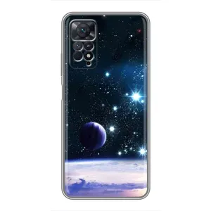 Чехол (ТПУ) с планетами на Xiaomi Redmi Note 11 Pro (Космический вид)