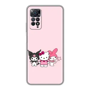 Чехол с персонажем Куроми на Xiaomi Redmi Note 11 Pro (Куроми Мелоди Китти)