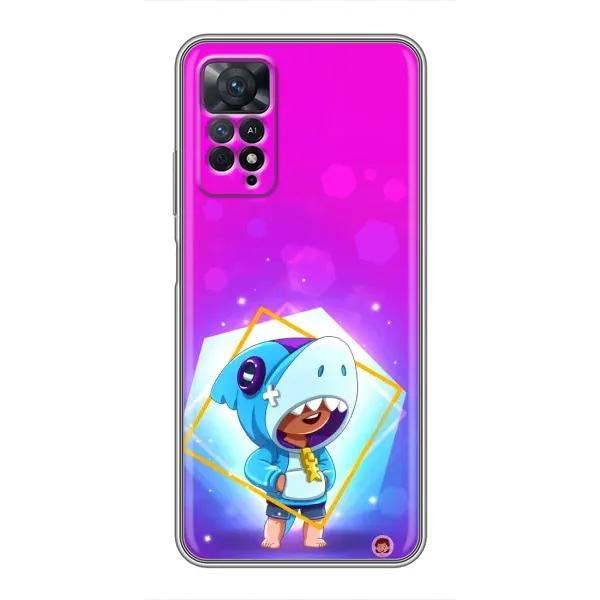 Чехол с рисунком «Леон в костюме Акулы» для Xiaomi Redmi Note 11 Pro