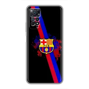Чехол для Xiaomi Redmi Note 11 Pro (Барселона) (Лого Барсы)