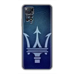 Чохли з тематикою "Круті машини" на Xiaomi Redmi Note 11 Pro (Лого Maserati)