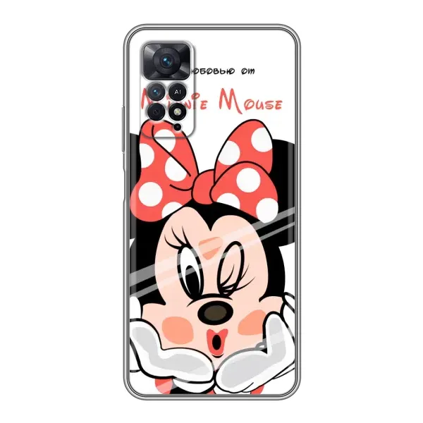 Чехол с рисунком «Minni Mouse» для Xiaomi Redmi Note 11 Pro Чехол с рисунком «Minni Mouse» для Xiaomi Redmi Note 11 Pro