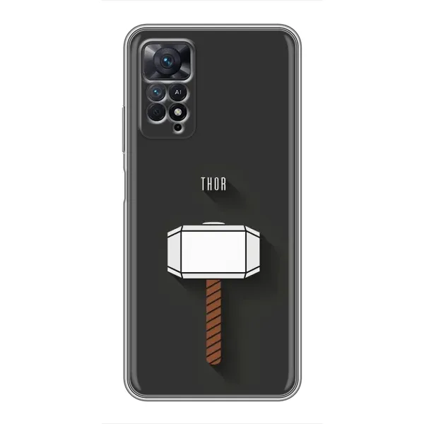 Чехол с рисунком «Молот Тора» для Xiaomi Redmi Note 11 Pro Чехол с рисунком «Молот Тора» для Xiaomi Redmi Note 11 Pro